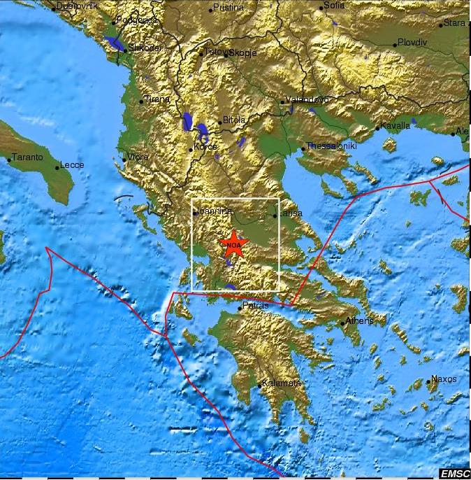 Σεισμός 4,6 Ρίχτερ στην Καρδίτσα