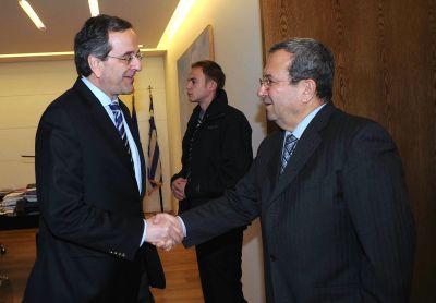 Με τον ισραηλινό υπουργό Άμυνας συναντήθηκε ο Σαμαράς