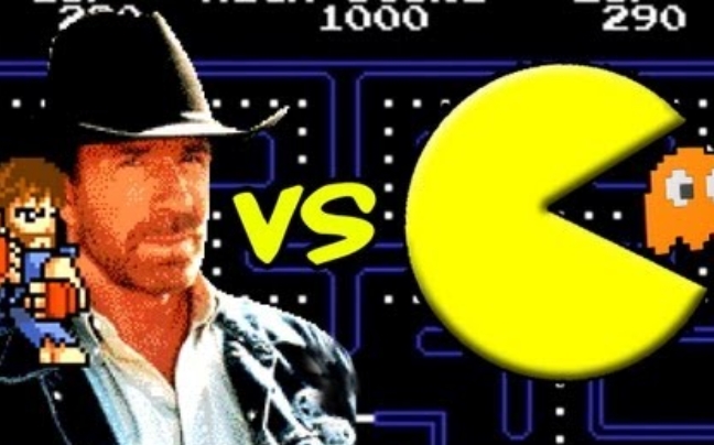 Chuck Norris vs Pacman