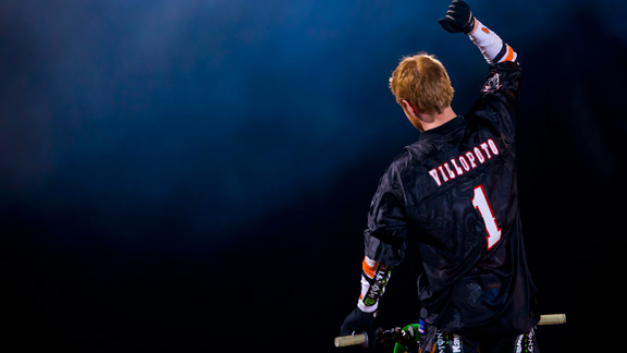 Ο Ryan Villopoto πρωταθλητής AMA Supercross 2012