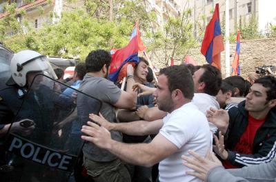 Επεισοδιακή πορεία Αρμενίων στην Αθήνα