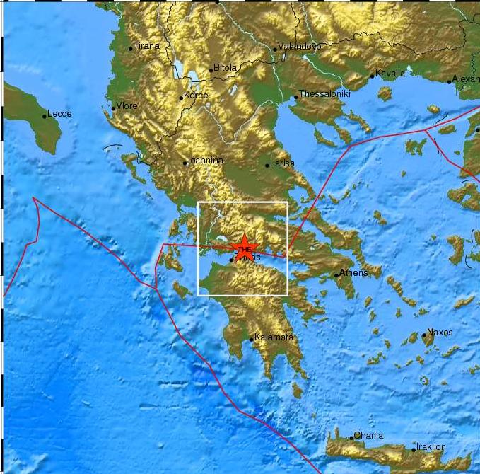 Σεισμός 4,3 Ρίχτερ στη Ναύπακτο