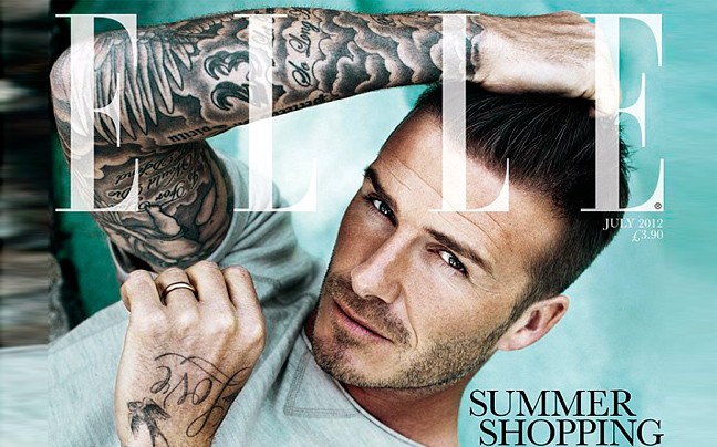Ο David Beckham ποζάρει στο βρετανικό Elle
