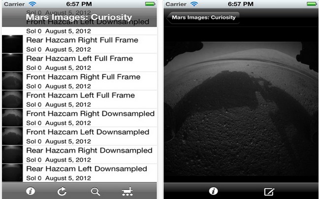 Ανανεώθηκε το Mars Images για iOS και Android