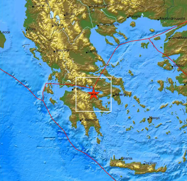 Σεισμός 5,1 Ρίχτερ στο νομό Κορινθίας