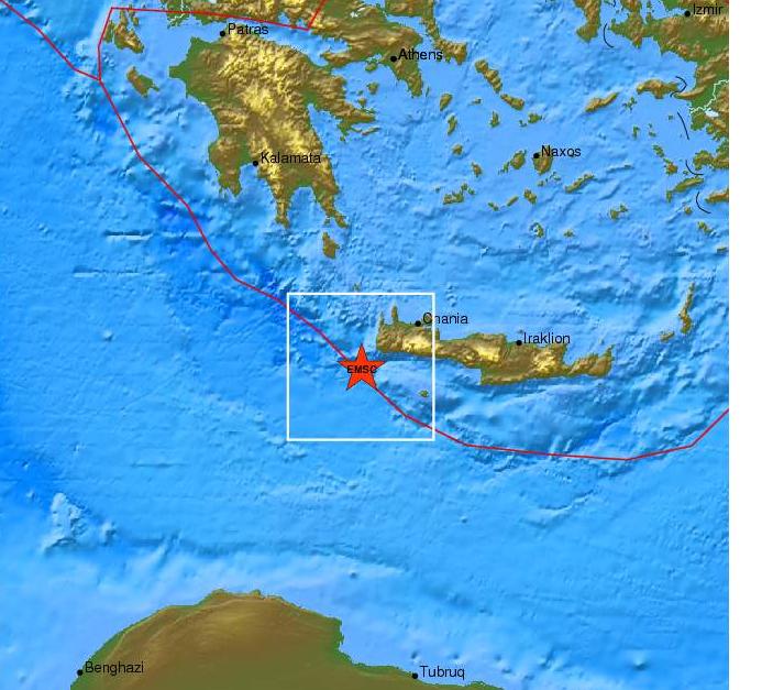 Σεισμός 4,3 Ρίχτερ στην Κρήτη