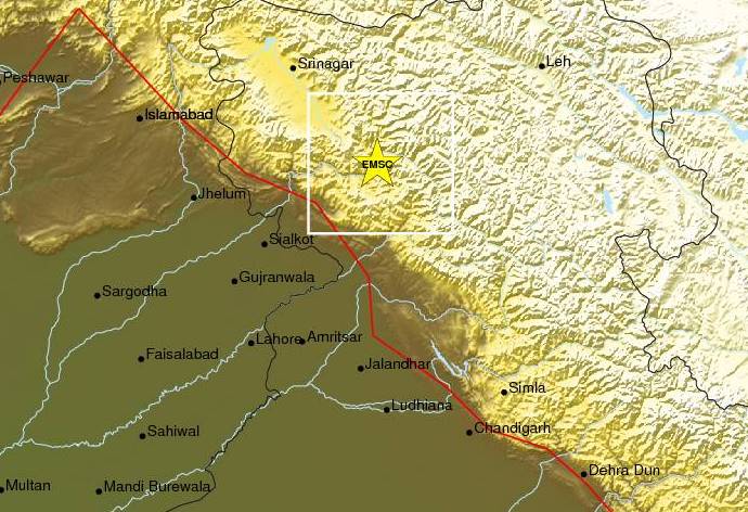 Σεισμός 5,7 Ρίχτερ στο ανατολικό Πακιστάν