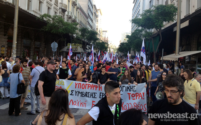 Κλειστοί οι δρόμοι γύρω από την Ομόνοια