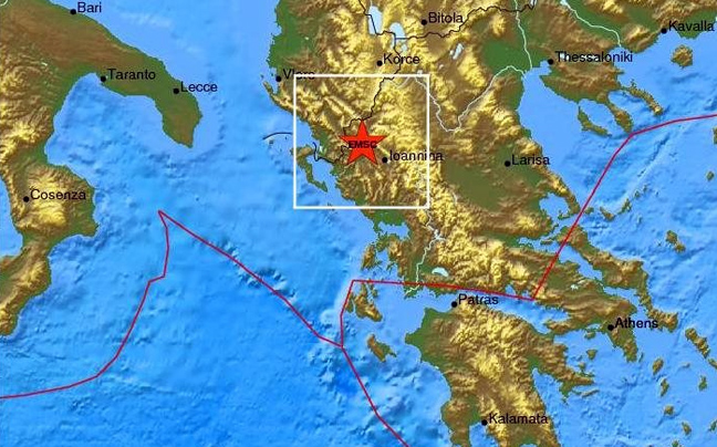 Σεισμός 3,7 Ρίχτερ στα Γιάννενα