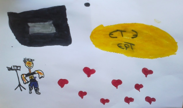 Γέμισε με παιδικές ζωγραφιές και μηνύματα συμπαράστασης η ΕΤ3