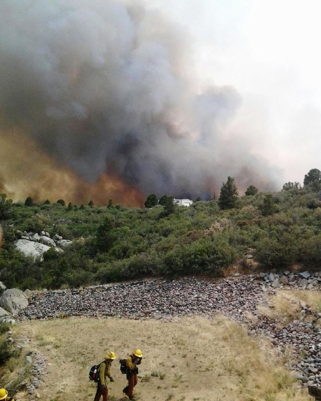 Πυρκαγιά σε αγροτοδασική έκταση στο Μεσολόγγι