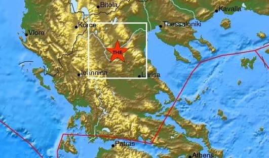 Σεισμός 4,6 Ρίχτερ στην Κοζάνη