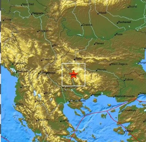 Σεισμικές δονήσεις στη Βουλγαρία