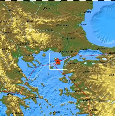 Σεισμός 3,6 Ρίχτερ στη Σαμοθράκη