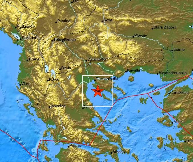 Ασθενής σεισμική δόνηση 3,5 Ρίχτερ στην Χαλκιδική