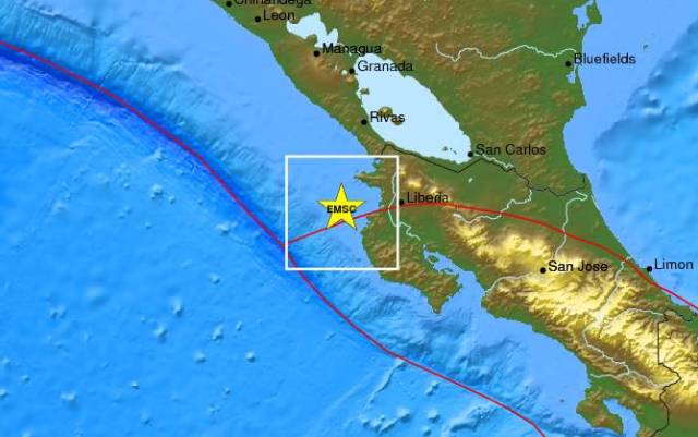 Σεισμός 5,7 Ρίχτερ στην Κόστα Ρίκα