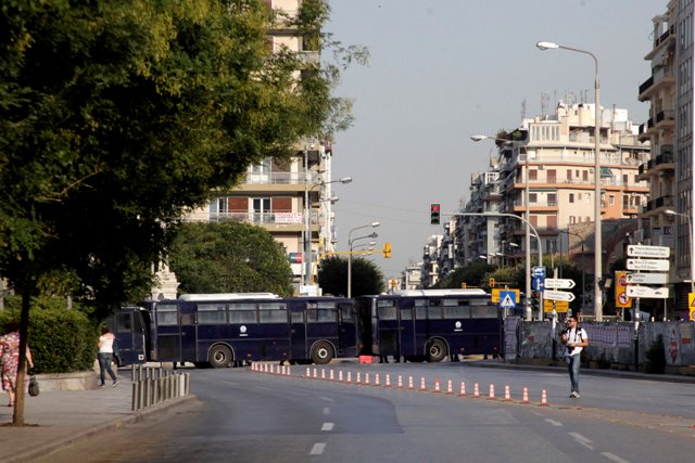 Αποκλεισμένο το κέντρο της Θεσσαλονίκης