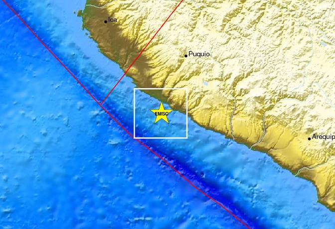 Σεισμός 7 Ρίχτερ στη θαλάσσια περιοχή του Περού