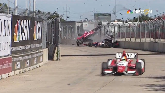 Τρομακτικό ατύχημα στο IndyCar Series