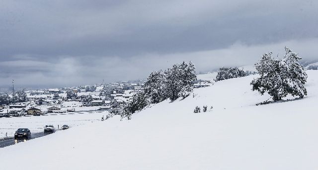 Σφοδρή χιονόπτωση στην Αυστρία