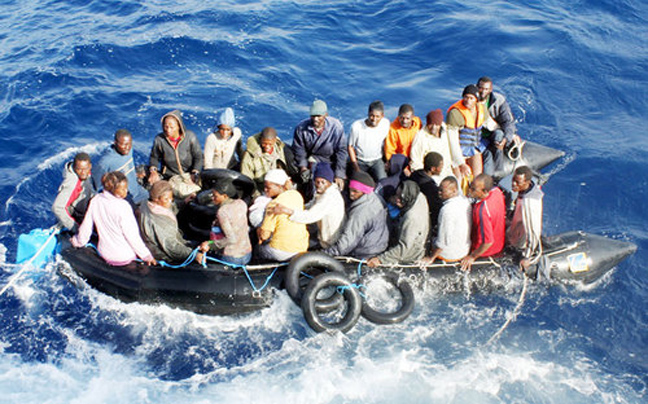 Η Frontex σταμάτησε το ταξίδι 60 μεταναστών στους Παξούς