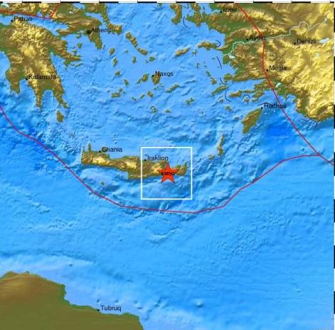 Σεισμός 3,2 Ρίχτερ στην Κρήτη