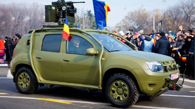 Ένα «στρατιωτικό» Dacia Duster στη Ρουμανία