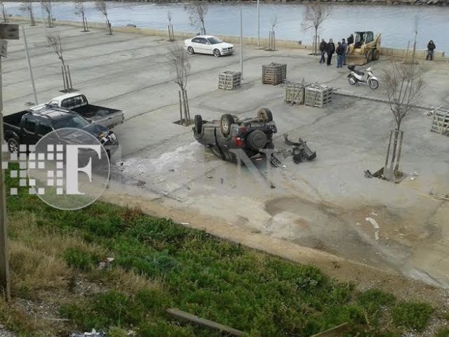 Βουτιά στο κενό έκανε τζιπ στο Ηράκλειο