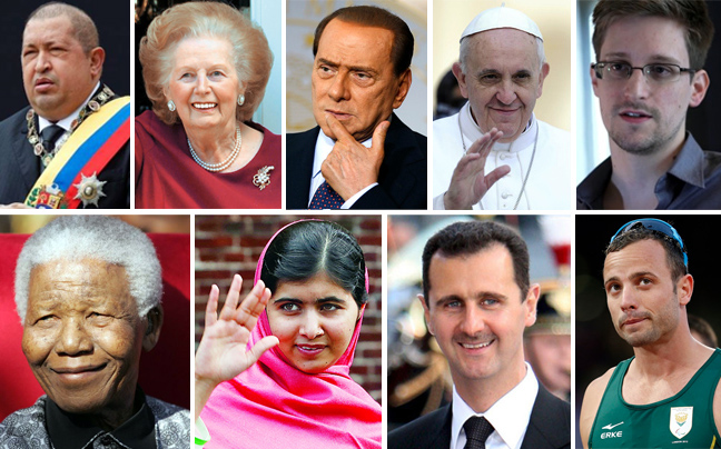 Τα πρόσωπα που συγκλόνισαν τον πλανήτη το 2013