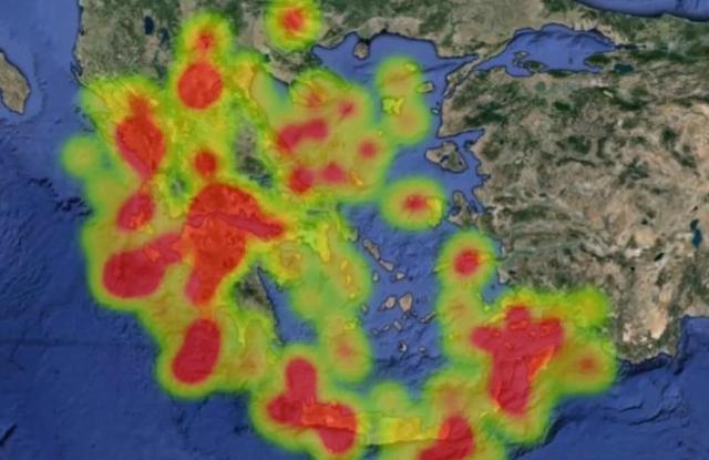 Η σεισμική δραστηριότητα στην Ελλάδα σε ένα βίντεο