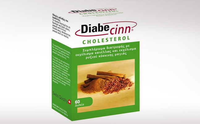 Diabecinn Cholesterol για υγιή επίπεδα χοληστερόλης και γλυκόζης