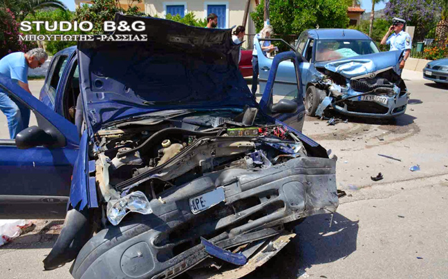 Σοβαρό τροχαίο με επτά τραυματίες στο Ναύπλιο