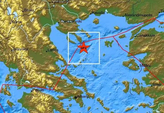 Σεισμός 4,3 ρίχτερ στο Βόρειο Αιγαίο