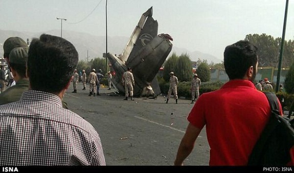 Σε κατοικημένη περιοχή έπεσε το ιρανικό αεροπλάνο