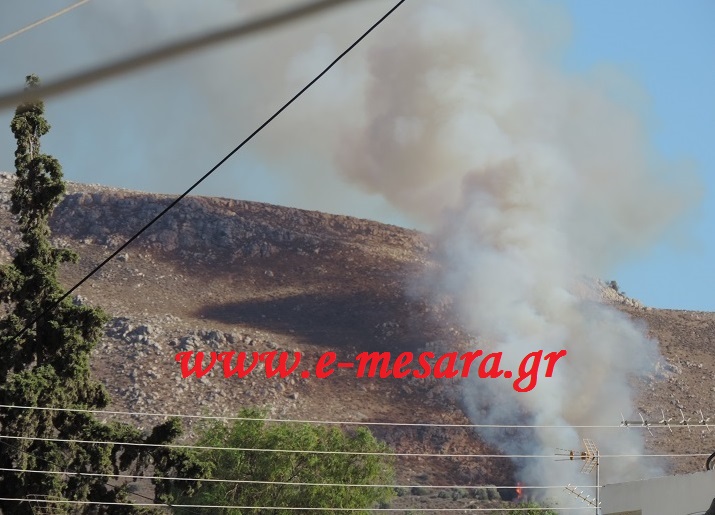 Στις φλόγες το Λίσταρο στην Κρήτη