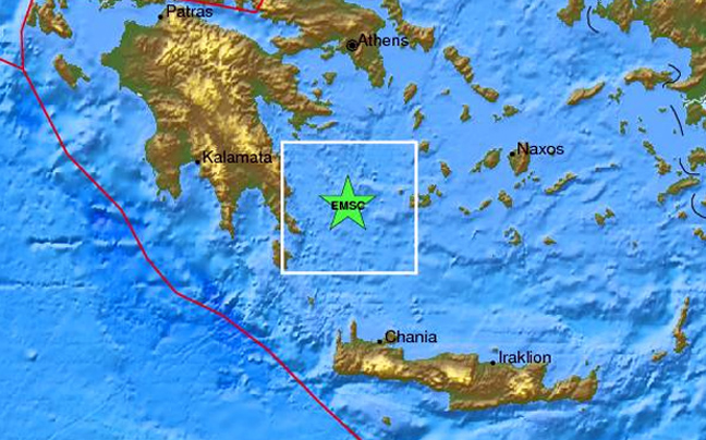 Ισχυρός σεισμός 5,8 Ρίχτερ αισθητός στην Αττική