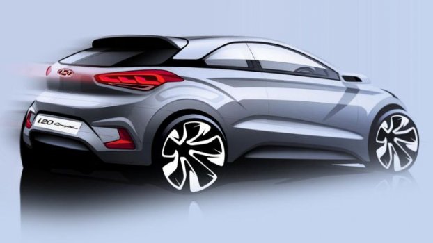 Το πρώτο σκίτσο του Hyundai i20 Coupe