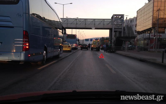 Τροχαίο με μηχανή στην άνοδο της Κηφισίας