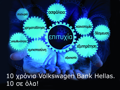 Δέκα χρόνια Volkswagen Bank Hellas