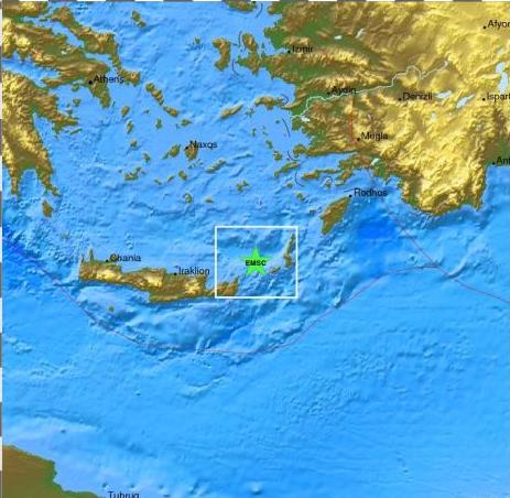 Σεισμός 4,8 Ρίχτερ στην Κρήτη