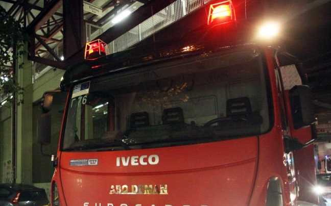 Κάηκε φορτηγό στη Θεσσαλονίκη