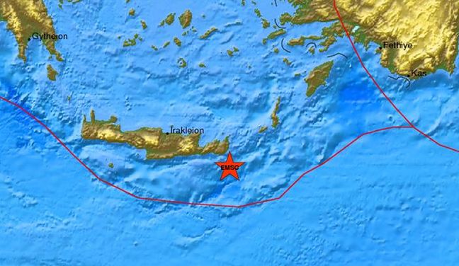 Σεισμός 4,2 Ρίχτερ στην περιοχή της Ζάκρου Λασιθίου