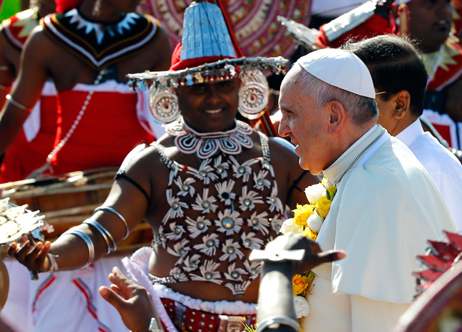 Διήμερη περιοδεία Πάπα στη Σρι Λάνκα