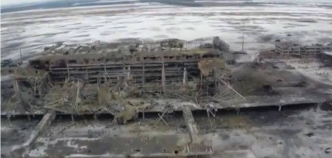 Έτσι έγινε το αεροδρόμιο του Ντονέτσκ από τους βομβαρδισμούς