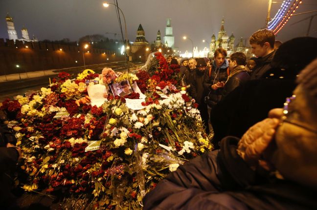 Συγκέντρωση στη μνήμη του Νεμτσόφ