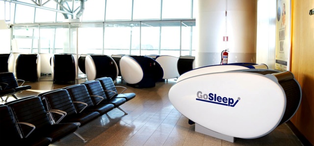 Ατομικοί θάλαμοι ύπνου στο αεροδρόμιο του Ελσίνκι