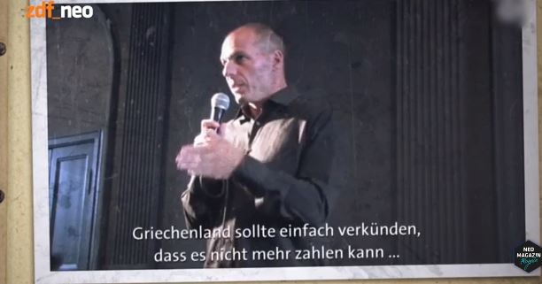 Οι Γερμανοί παραποίησαν βίντεο με το μεσαίο δάχτυλο του Βαρουφάκη