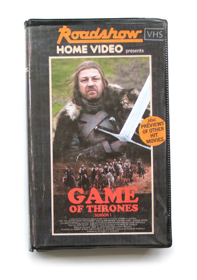 Σύγχρονες σειρές και ταινίες σε VHS εκδοχή