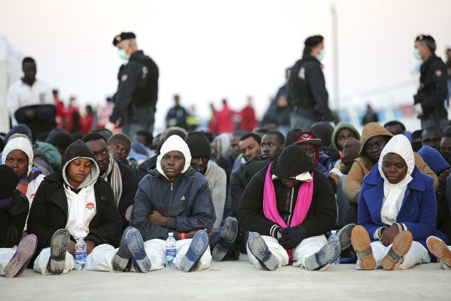Διάσωση 1.348 μεταναστών χθες στη Μεσόγειο