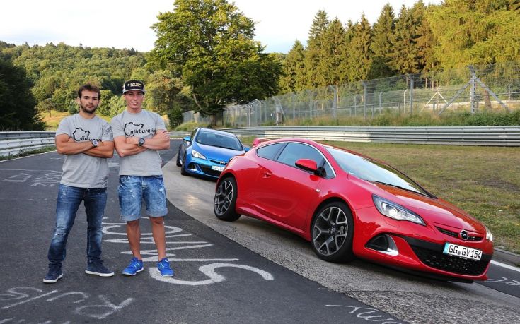 Espargarò και Cardús με Opel GTC OPC στο Nürburgring